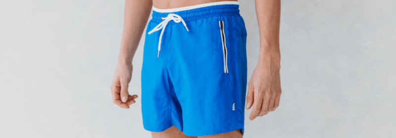Blauwe zwembroek