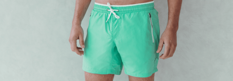 Mintgroene zwembroek
