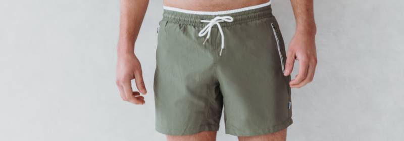 leger groene zwembroek